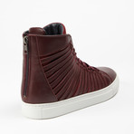 Radial Leather High-Top // Claret (Euro: 42)