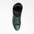 Radial Leather High-Top // Green (Euro: 40)