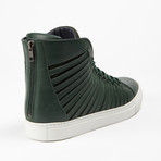 Radial Leather High-Top // Green (Euro: 40)