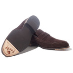 Brittania Suede Loafer // Brown (UK: 8)