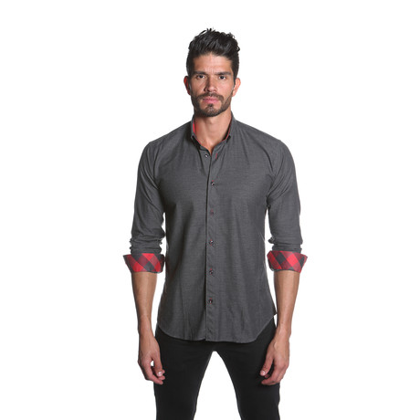 AVERY Button-Up // Charcoal (L)