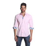 Thomas Button-Up Shirt // Pink Gingham (L)