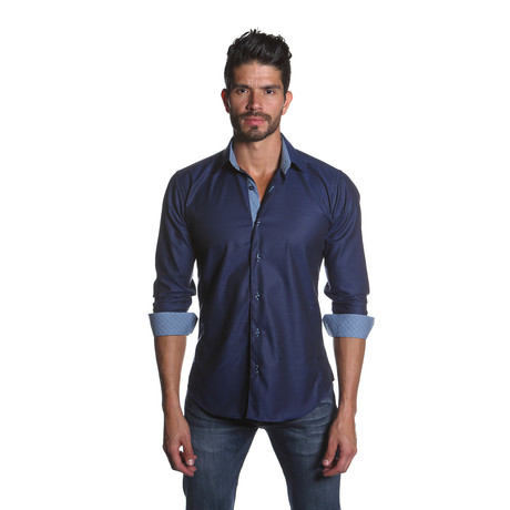 Thomas Button-Up Shirt // Royal (L)