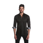 Thomas Button-Up Shirt // Black + White (S)