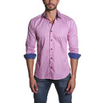 Jared Lang // THOMAS Button-Up // Pink Stripes (S)