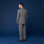 Wool 3-Piece Suit // Grey Fleck (US: 36R / 29" Waist)