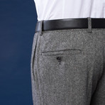 Wool 3-Piece Suit // Grey Fleck (US: 36R / 29" Waist)