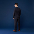 Wool Suit // Navy Micro Check (US: 48R / 41" Waist)
