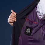 Wool Suit // Navy Micro Check (US: 48R / 41" Waist)