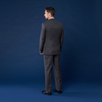 Wool 3-Piece Suit // Grey + Brown Check (US: 36S / 29" Waist)