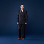 Wool Suit // Navy Micro Check (US: 48R / 41" Waist)