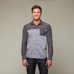 Stoney Button Up // Black (S)
