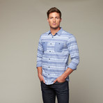 Duke Button Up // Blue (S)