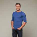 Rivers 3/4 Tee // Indigo (S)