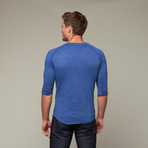 Rivers 3/4 Tee // Indigo (S)