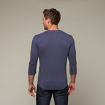 Frantic 3/4 Tee // Navy (XL)
