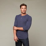 Frantic 3/4 Tee // Navy (XL)