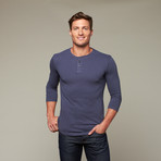 Frantic 3/4 Tee // Navy (XL)