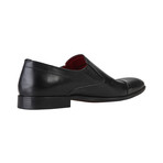 Versace 1969 Abbigliamento Sportivo // Mathieu Cap Toe Slip On // Black  (Euro: 40)