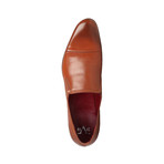 Versace 1969 Abbigliamento Sportivo // Mathieu Cap Toe Slip On // Tobacco  (Euro: 41)