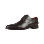 Versace 1969 Abbigliamento Sportivo // Yann Cap Toe Derby // Dark Brown (Euro: 41)