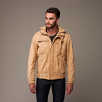 Jetlag // Sherpa Lined Jacket // Beige (L)