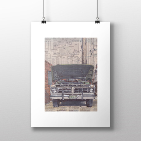 Ford #1 (10"L x 8"W // Poster Print)