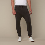 Drop Crotch Jogger // Charcoal Blue (S)