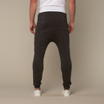 Drop Crotch Jogger // Charcoal Blue (S)