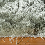 Silky Shag Rug // Sage (2'-3"L x 8'-0"W)