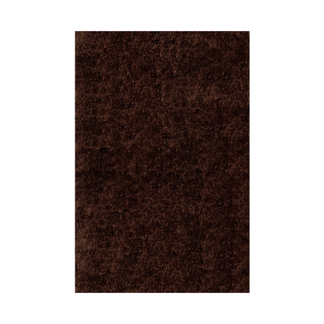 Silky Shag Rug // Brown (2'-3"L x 8'-0"W)