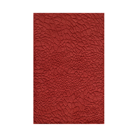 Red Trace Rug (3'-6"L x 5'-6"W)