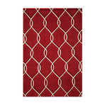 Red Catena Rug (3'-6"L x 5'-6"W)