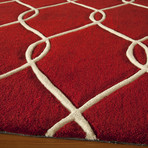 Red Catena Rug (3'-6"L x 5'-6"W)