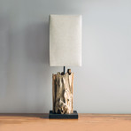 Teak Driftwood Lamp