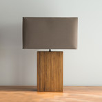 Linear Teak Lamp