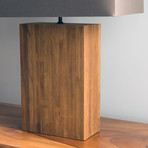 Linear Teak Lamp