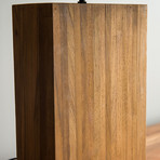 Linear Teak Lamp