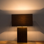 Linear Teak Lamp