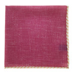 M. Andrews // Silk Pocket Square // Red