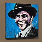Frank Sinatra // Blue Eyes (14"W x 14"H x 1"D)