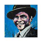 Frank Sinatra // Blue Eyes (14"W x 14"H x 1"D)
