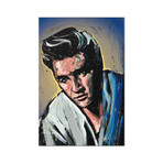 Elvis Presley // Blue Suede (12"W x 18"H x 1"D)