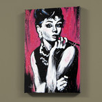 Audrey Hepburn // Fabulous (12"W x 18"H x 1"D)