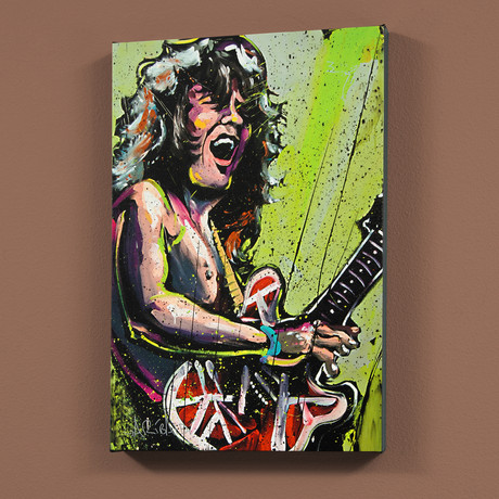 Eddie Van Halen (12"W x 18"H x 1"D)