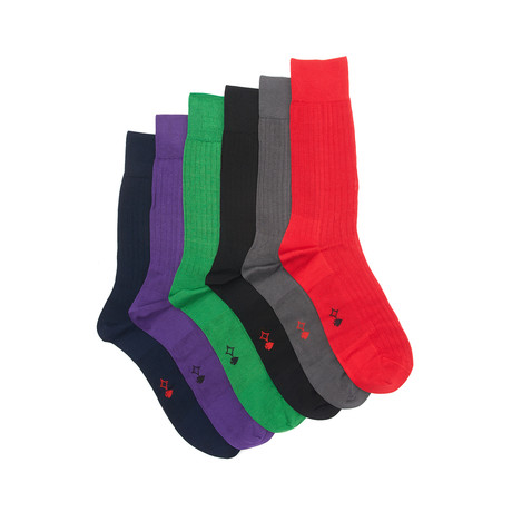 Classic Sock Pack // Set of 6 (Sizes 7-9)