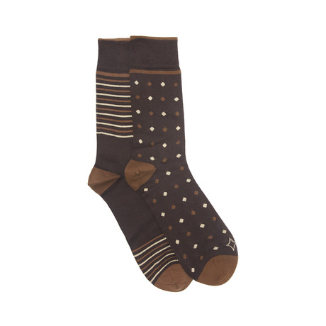 Brown Sock Pack // Set of 2
