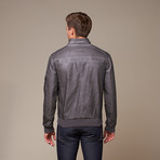 Gold Label Moto Jacket // Charcoal (L)