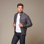 Gold Label Moto Jacket // Charcoal (L)