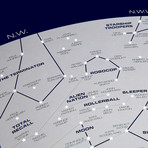 Science Fiction Star Chart